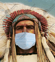 Маска   ЗАЩИТНАЯ трехслойная 1уп=50шт на сайте Стройсервис
