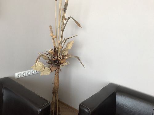 Композиция напольная из сухого природного материала h=1900 на сайте Стройсервис
