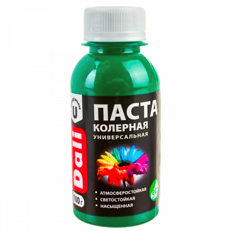 "DALI" паста колерная 0,1 кг (зеленый) на сайте Стройсервис
