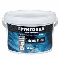 Грунтовка адгезионная акриловая QUARTZ PRIMER 3,5кг DALI-DECOR на сайте Стройсервис
