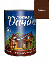 "Любимая дача" - тектурное покрытие 0,75 л (рябина) на сайте Стройсервис
