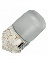 Светильник для бани керамич/стекло 60Вт Е27 IP54 наклонный белый мрамор GENERICA TERMA на сайте Стройсервис
