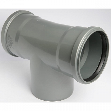 Тройник канализ. серый Ду 110*87,5° РР-Н СПЕЦИАЛЬНЫЙ Flextron на сайте Стройсервис
