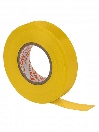 Изолента ПВХ 0,15х19мм 20м желтая SQ0526-0002 TDM Electric