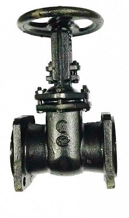 Задвижка чугунная фланцевая 30ч6бр Ру10  Ду80 на сайте Стройсервис
