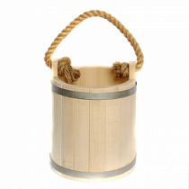 ВЕДРО  9 л ЛИПА  с крышкой   на сайте Стройсервис
