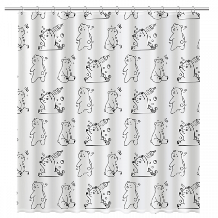 Штора для ванной комнаты FIXSEN TEDDY WASH FX-1505 на сайте Стройсервис
