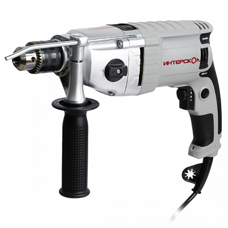 ИНТЕРСКОЛ Дрель ударная ДУ-13/820ЭР (810Вт, ключ патрон-13мм, 2скорости, метал редуктор, 2,6кг, коробка) на сайте Стройсервис
