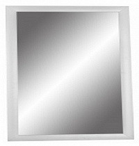 Зеркало МДФ профиль белый 74*60 см, Домино на сайте Стройсервис
