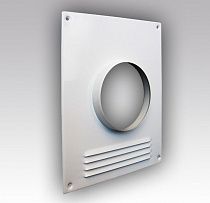 Фланец прямоугольный с решеткой d=140 на сайте Стройсервис
