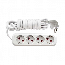 Удлинитель 4х2м с заземл. 10А IP20 У10-555 ПВС 3х0.75 UNIVersal 555-02 на сайте Стройсервис
