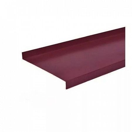 Отлив оконный 50мм*2м  RAL 3005 Красное вино на сайте Стройсервис
