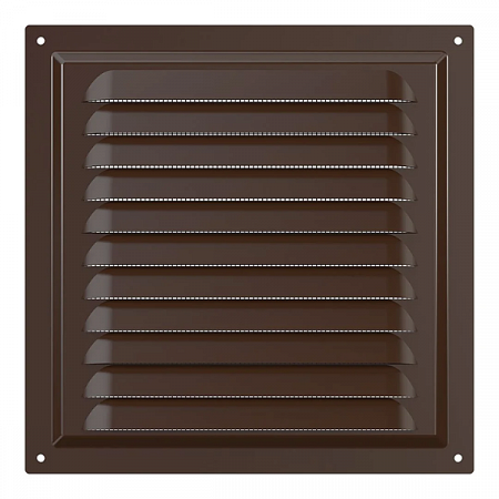 Решетка вытяжная стальная 2020МЭ коричневая ERA