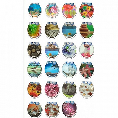 Сиденье для унитаза МЯГКОЕ с рисунком на сайте Стройсервис
