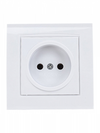 Розетка 1-м СП Бриллиант 16А IP20 б/з бел. 7947588 UNIVersal на сайте Стройсервис

