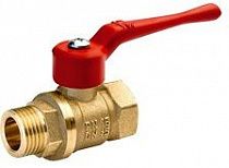 Кран шаровой латунь11б27п1 Ду20 ВР/НР рычаг на сайте Стройсервис
