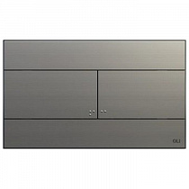 Панель механическая двойная Slim пластик (хром) Oliveira 659044 на сайте Стройсервис
