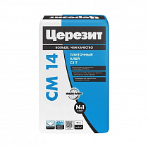 Клей для плитки и керамогранита Церезит CМ 14 Extra, 25кг на сайте Стройсервис
