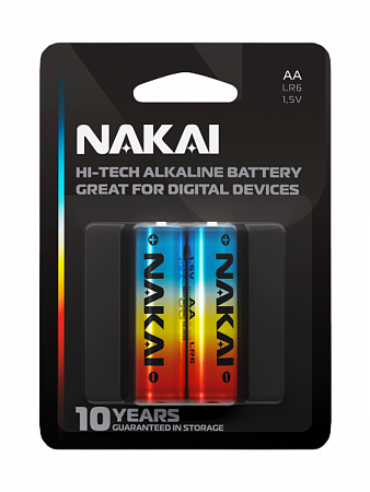 Элемент питания алкалиновый LR6 NAKAI Hi-Tech 2xBL на сайте Стройсервис
