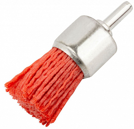 Щетка крацовка "венчик" нейлоновая со штифтом 22 мм на сайте Стройсервис
