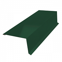 Планка ветровая/торцевая 120мм*100мм*2м  RAL 6005 Зеленый мох на сайте Стройсервис
