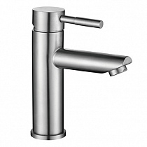 Смеситель для раковины на гайке АК11403 нерж. AquaKratos (без подводки) на сайте Стройсервис
