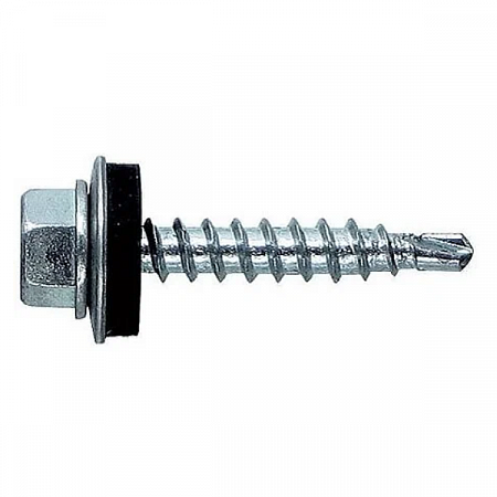 Саморезы кровельные оцинкованные к дерев.конструкции  4,8*35мм  на сайте Стройсервис
