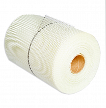 Сетка фасадная армирующая (1кор=34шт) (1рул=50м)  160гр/1800 4*4 / Konel   белая на сайте Стройсервис
