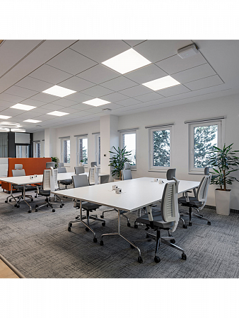 Светильник светодиодная панель 36Вт 2700К 595х595х19мм IP40 ОПАЛ 51050 Feron