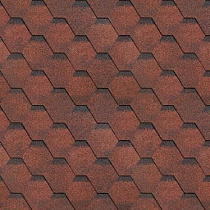 Гибкая Черепица SHINGLAS  Оптима (красный) 1уп=3м²  на сайте Стройсервис
