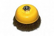 Щетка крацовка "чашка"  65мм М14 латунь на сайте Стройсервис
