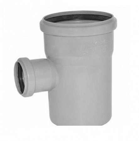 Тройник канализ. серый Ду 110*50*87,5° РР-Н Flextron на сайте Стройсервис
