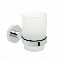 Стакан FIXSEN Comfort chrome настенный одинарный FX-85006 на сайте Стройсервис
