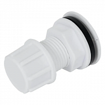 Врезка в бак пластик 3/4" с заглушкой на сайте Стройсервис
