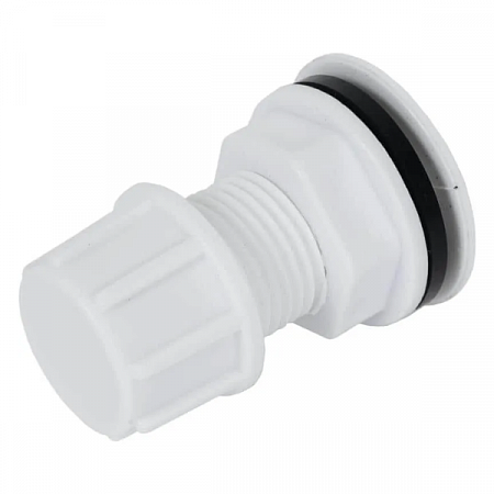 Врезка в бак пластик 3/4" с заглушкой на сайте Стройсервис
