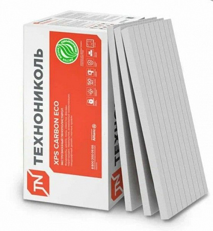 Плиты пенополистирольные экструзионные XPS ТЕХНОНИКОЛЬ CARBON ECO FAS/2, S/1 1180*580*50-мм на сайте Стройсервис

