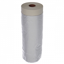 2008103 Пленка защитная с клейкой лентой, 1400мм х 33м, 6мкм, TOOLBERG  на сайте Стройсервис
