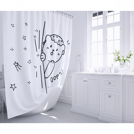 Штора для ванной комнаты FIXSEN TEDDY OOPS FX-2505