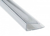 Профиль 6мм прозрачный торцевой для поликарбоната длина 2,1м,  на сайте Стройсервис
