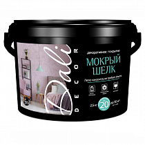 "DALI - decor" штукатурка "Мокрый шелк", 2,5 кг на сайте Стройсервис
