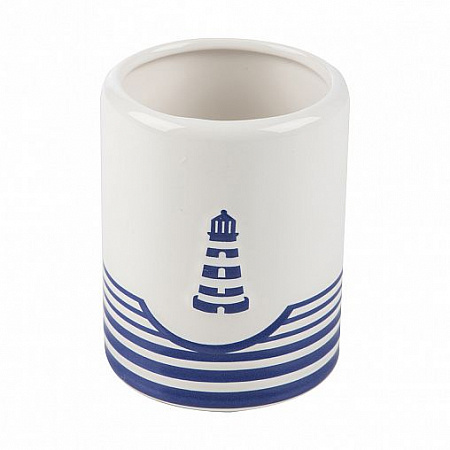 Стакан для ванной комнаты Морское путешествие, керамика TU-TT на сайте Стройсервис
