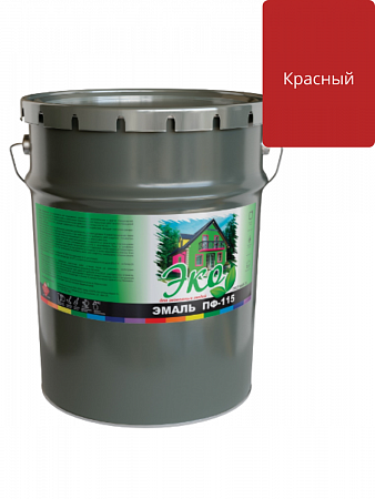 Эмаль ПФ-115 Красная 20кг ЭКО на сайте Стройсервис
