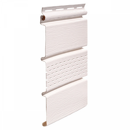 Софит FineBer коллекция Classic Color, с перфорацией 1-ой доски, белый 3000мм на сайте Стройсервис
