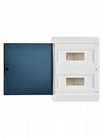 Бокс настенного монтажа 24мод. ЩРН-П-24 IP41TEKFOR черная прозрачная дверь TF5-KP12-N-24-41-K01-K03 (1)