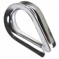 Коуш стальной для троса, каната 14мм DIN 6899   на сайте Стройсервис
