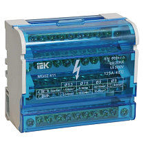 Кросс-модуль 4 полюса, 125 А, 7х1,5-6 мм.кв. + 2х6-16 мм.кв. + 2х10-16 мм.кв. YND10-4-11-125 IEK на сайте Стройсервис
