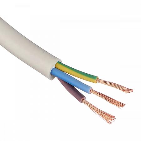 Провод 3х1.5 кв.мм медный 0,4 кВ гибкий с ПВХ изоляцией (бухта 100 м) на сайте Стройсервис
