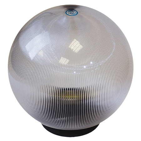 Светильник садово-парковый Е27 шар прозрачный призма D250mm НТУ 02-60-252 ЭРА  на сайте Стройсервис
