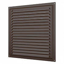 Решетка вытяжная стальная 3030МЭ коричневая ERA на сайте Стройсервис
