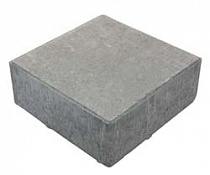 Плитка тротуарная "Квадрат" серая 200*200*80 1шт- 0,04 м2// 1п-240шт/9,6м2 на сайте Стройсервис

